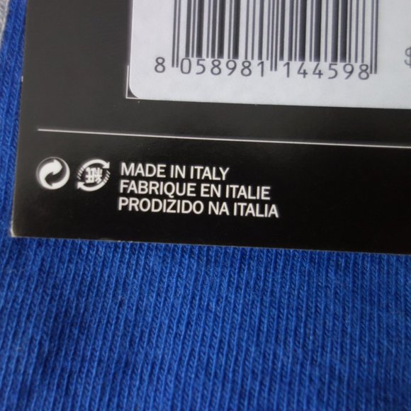 Diesel Only the Brave Royal Blue Made in Italy Socks Size L *New with Tags* - Picture 5 of 12